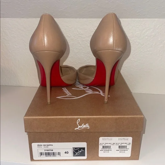 Christian Louboutin Nude Pointed Pumps - Picture 2 of 10